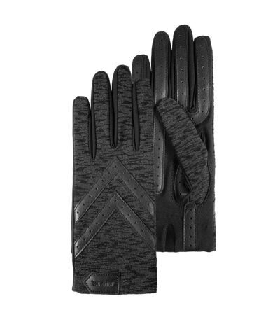 Isotoner Gants femme tactiles tissu extensible recyclé, résistant à l'eau, non doublé, taille unique