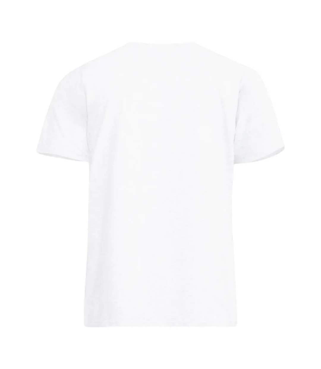 Lot De 5  T-shirts Manches Courtes Grande Taille En Coton Smartly Homme Blanc Duke-4