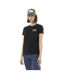 T-shirt uni col rond avec poche et print Strass Vondutch-1
