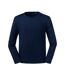 Russell Mens Pure Organic Long Sleeve T-Shirt (French Navy) - UTPC4021