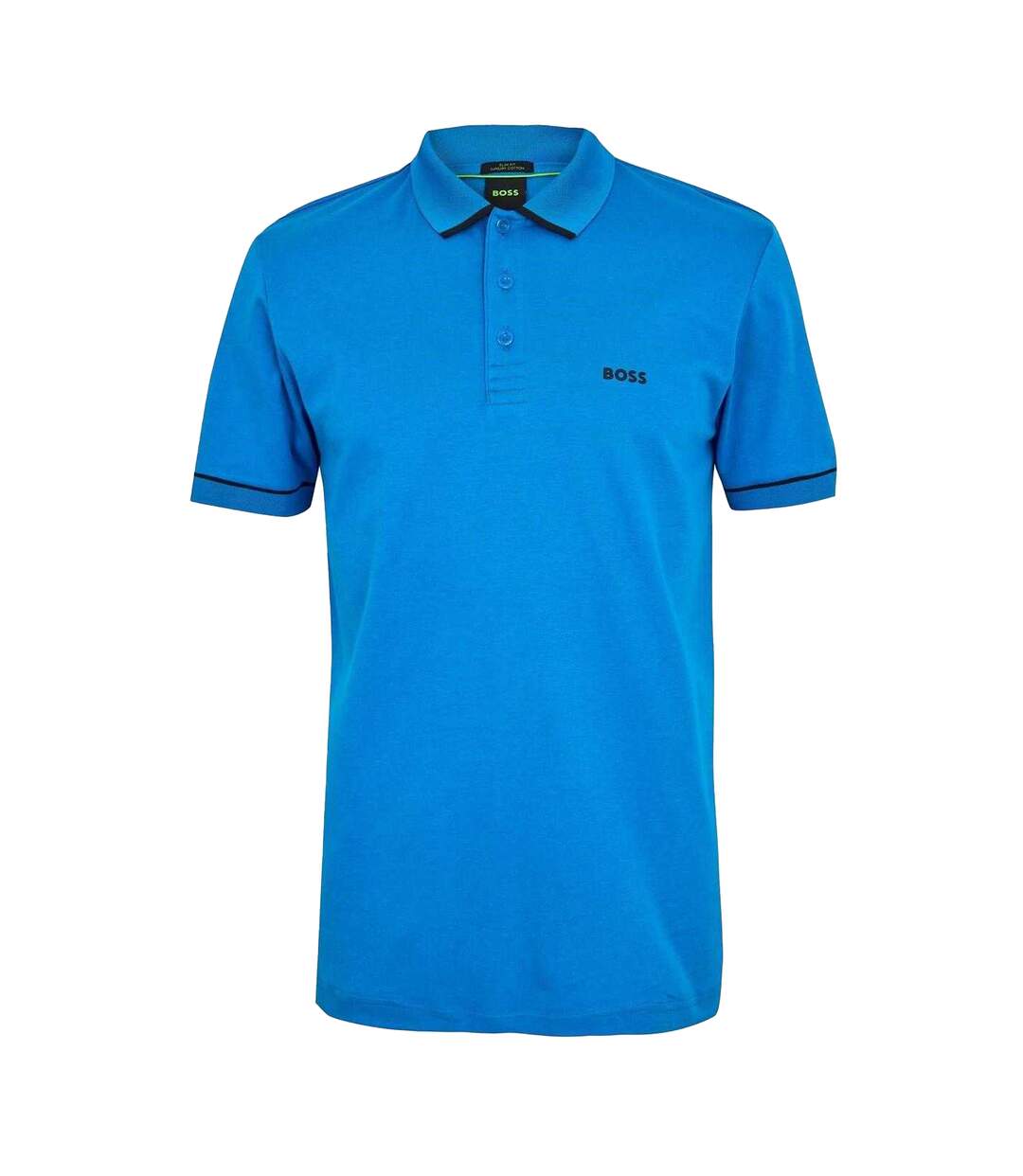 Polo Manches Courtes Paule Homme Bleu Boss-1