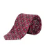 Mens Floral Silk Tie One Size Dark Red Boss-2