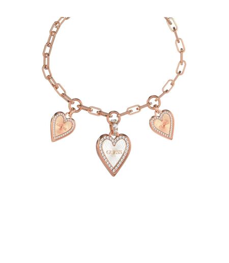 Love Me Tende Rose Gold Plated Charm Bracelet One Size Gold Guess