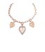 Love Me Tende Rose Gold Plated Charm Bracelet One Size Gold Guess-2