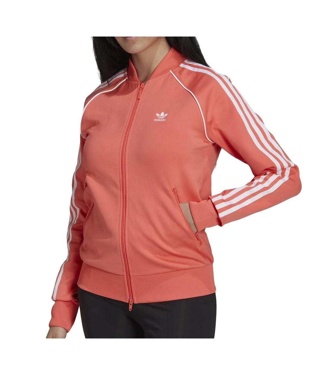 Veste Rose Femme Adidas Tracktop - 14A-1