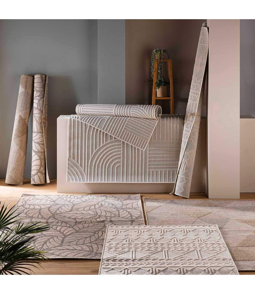 Tapis Déco Tissé Ezio 120x170cm Naturel-4