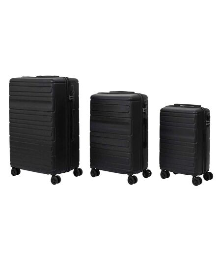 Lot de 3 Valises Rigides Acapulco 76cm Noir