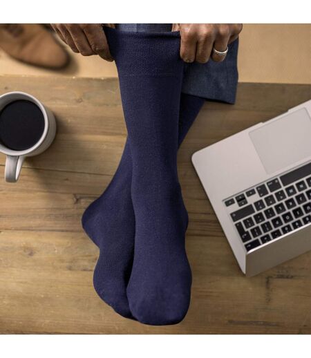 2 Pack Mens Diabetic Bamboo Extra Wide  NON ELASTIC Socks