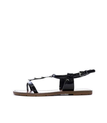 Sandales noires femme chattawak pipa