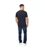 Mens Jamstate T-shirt Navy Crosshatch-3