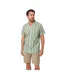 Chemise Décontracté Motif/style À Rayures Homme Kaki Saltwell-2