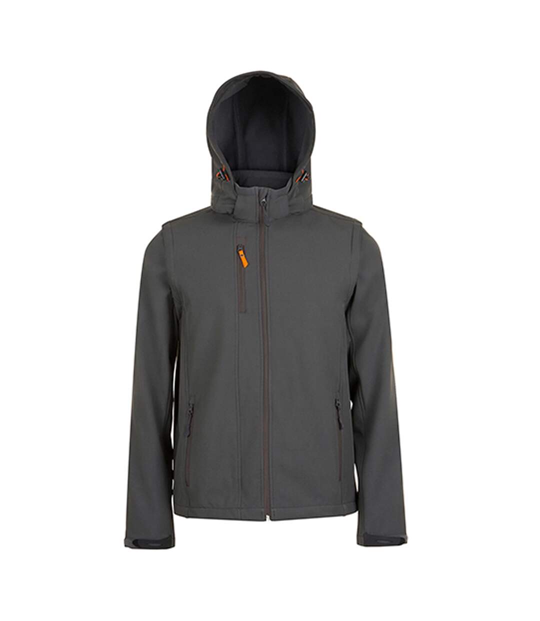 Veste Softshell Transformer Adulte Gris Charbon SOLS-1