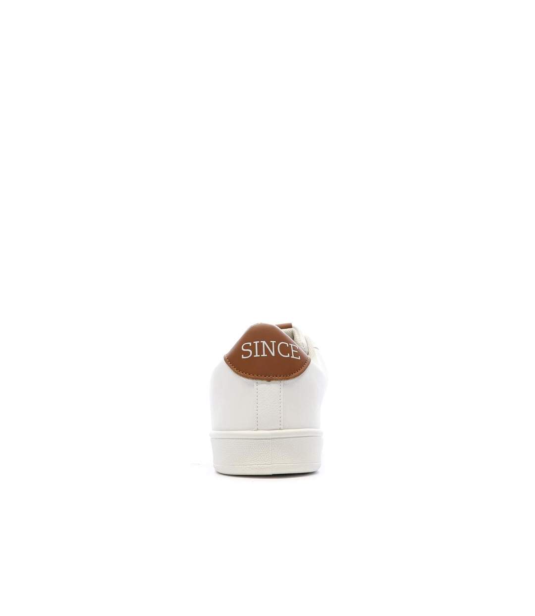 Baskets blanches/camel homme us polo assn high-top-3
