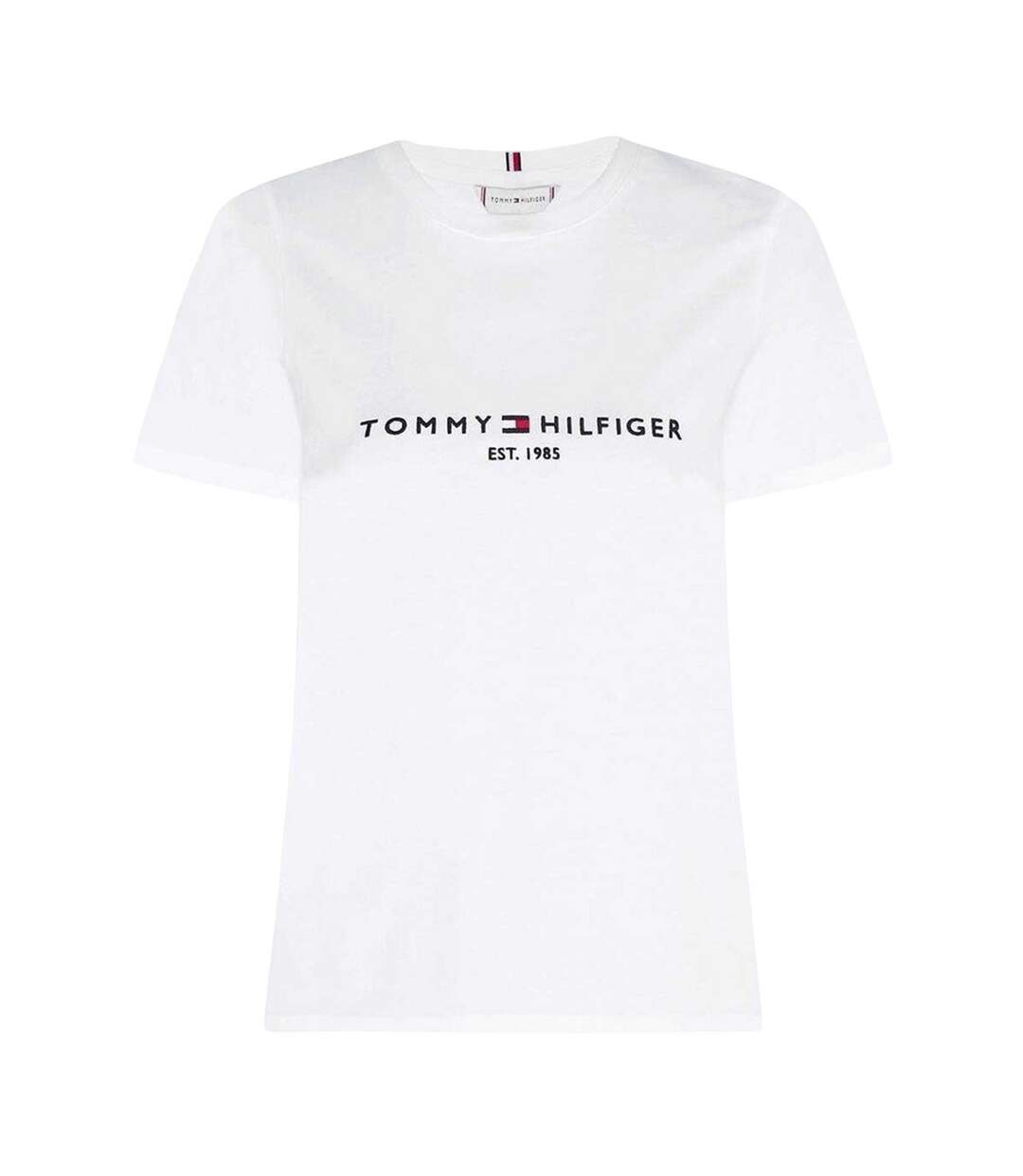 T-shirt Motif/style Logo Essential Femme Blanc Tommy Hilfiger-2