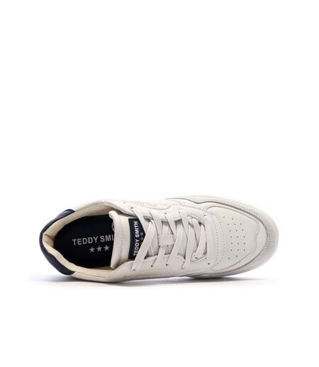 Baskets blanches/marines homme teddy smith 120004