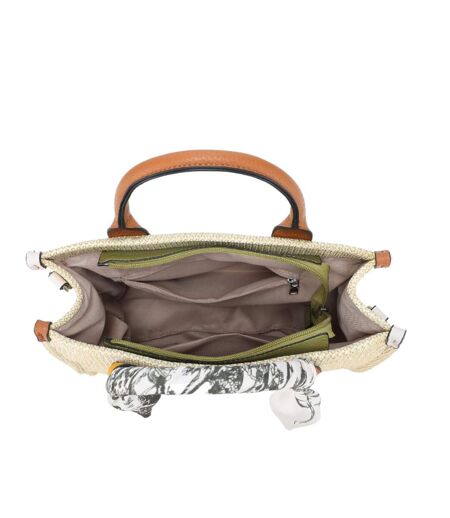 Sac Ãà Main élégant en Beige avec Poignées Confortables pour Femme