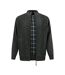 D555 Veste Unie À Col Montant Motif/style Maille Torsadée Eamon Homme Anthracite Chiné Duke-2