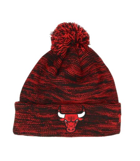 Bonnet rouge/noir homme new era marl