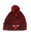 Bonnet rouge/noir homme new era marl-1