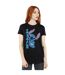 Disney Womens/Ladies Lilo And Stitch Posing Cotton Boyfriend T-Shirt (Noir) - UTBI29721-2