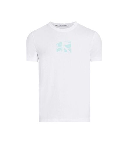 T-shirt Blanc Homme Calvin Klein Jeans Small Box - L