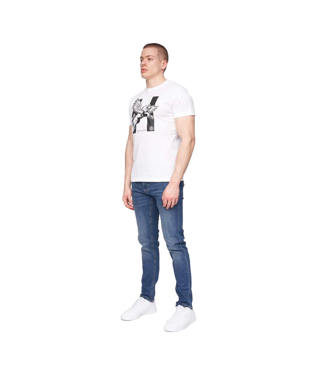 Jean Mayhen Homme Délavé À La Pierre Ponce Henleys-1