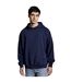 Mens Plain Hoodie Navy Anthem-1