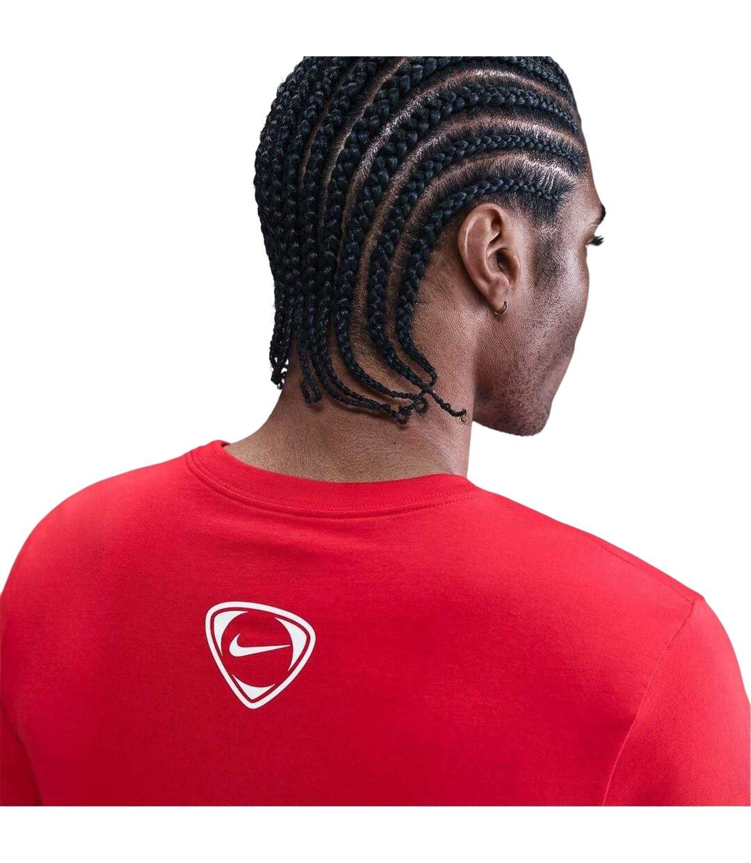 Mens Total 90 T-shirt Red White Nike-4