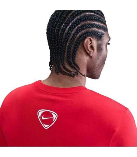 Mens Total 90 T-shirt Red White Nike