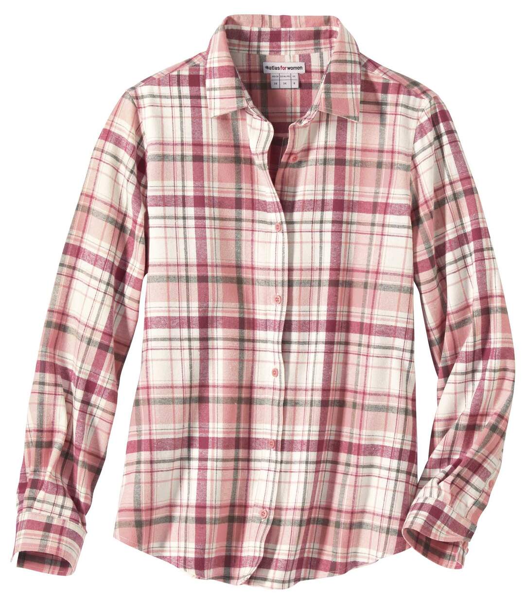 Flanellen blouse met ruitjespatroon Atlas For Men