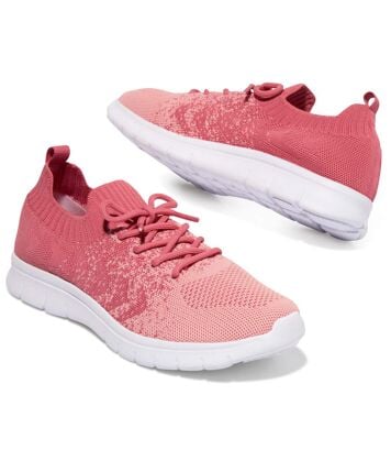 Baskets Chaussettes Roses 