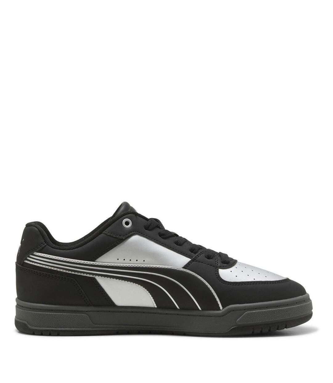 Mens Caven 2.0 Logo Trainers Silver Grey Puma-4