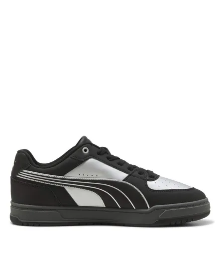Mens Caven 2.0 Logo Trainers Silver Grey Puma
