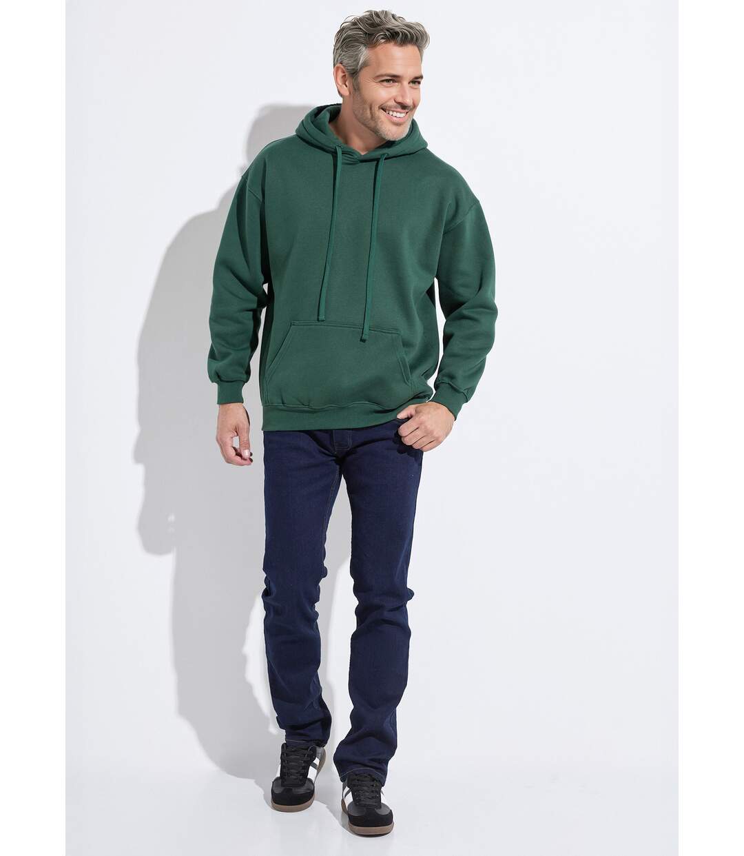 Sweat shirt à capuche et poche kangourou-3