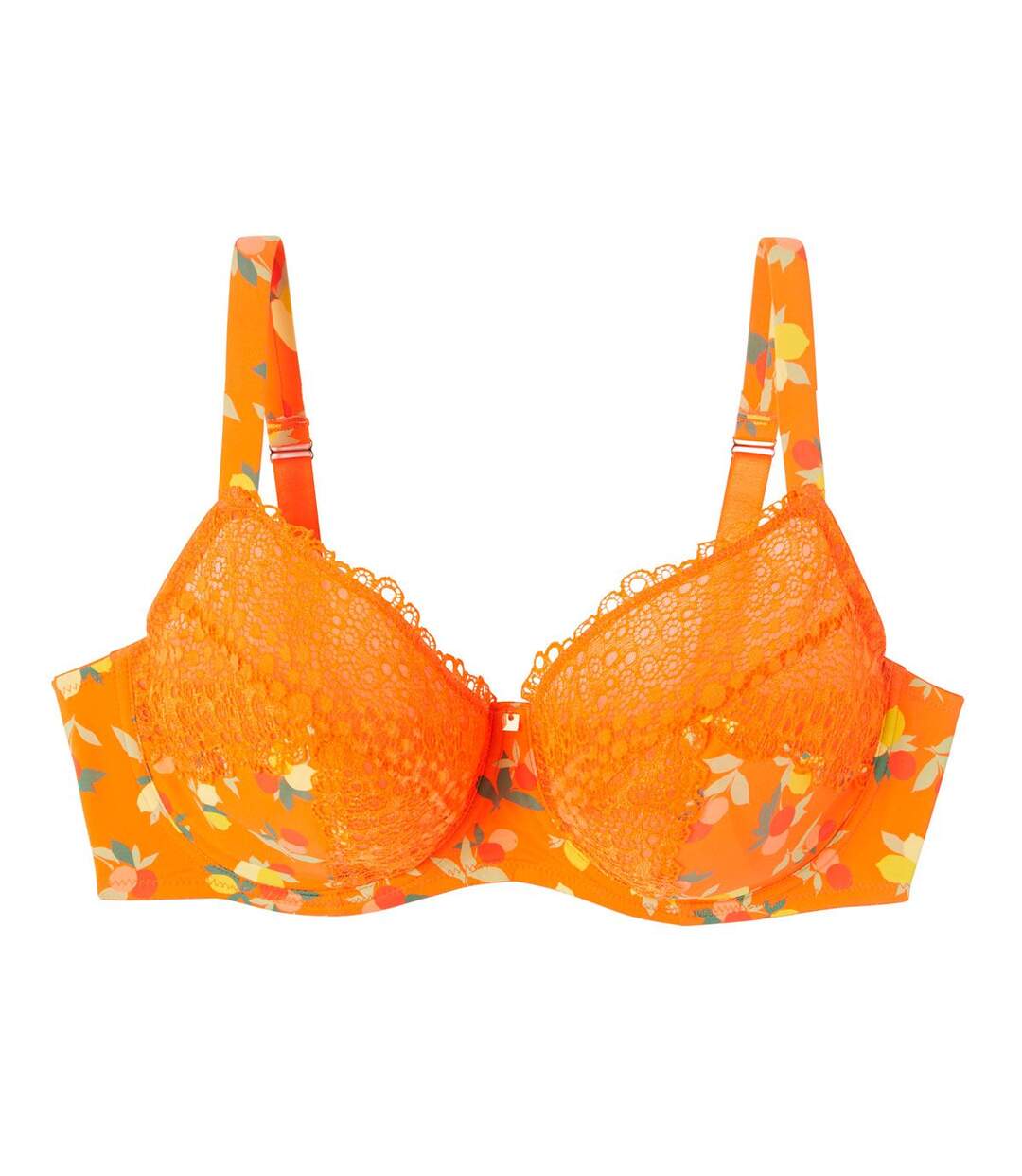 Soutien-gorge grand maintien imprimé orange Nouméa-1