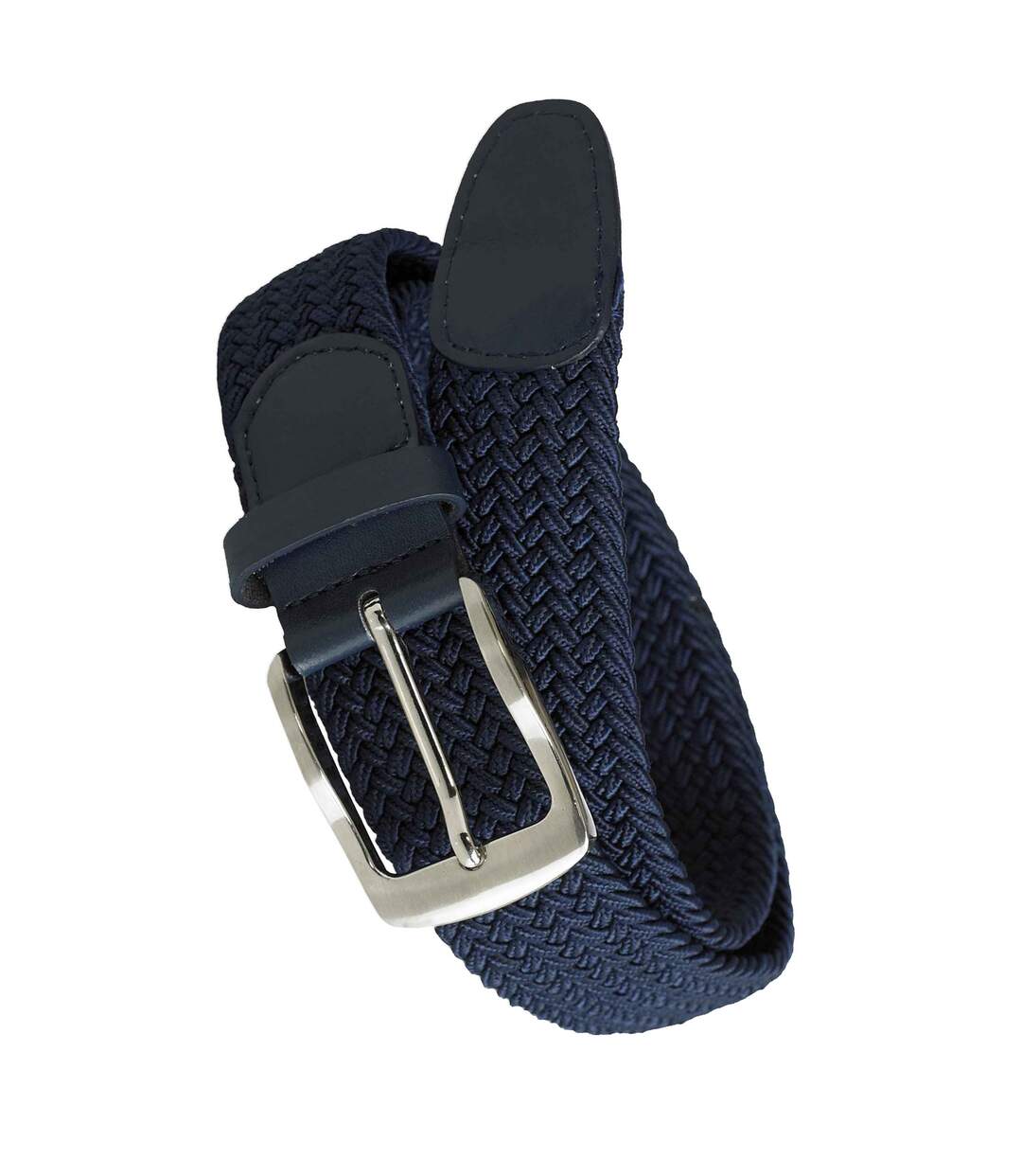 Duke Mens Dani King Size Stretch Braided Belt (Navy) - UTDC186-2