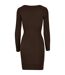 Robe Femme Marron Urban Classics-2