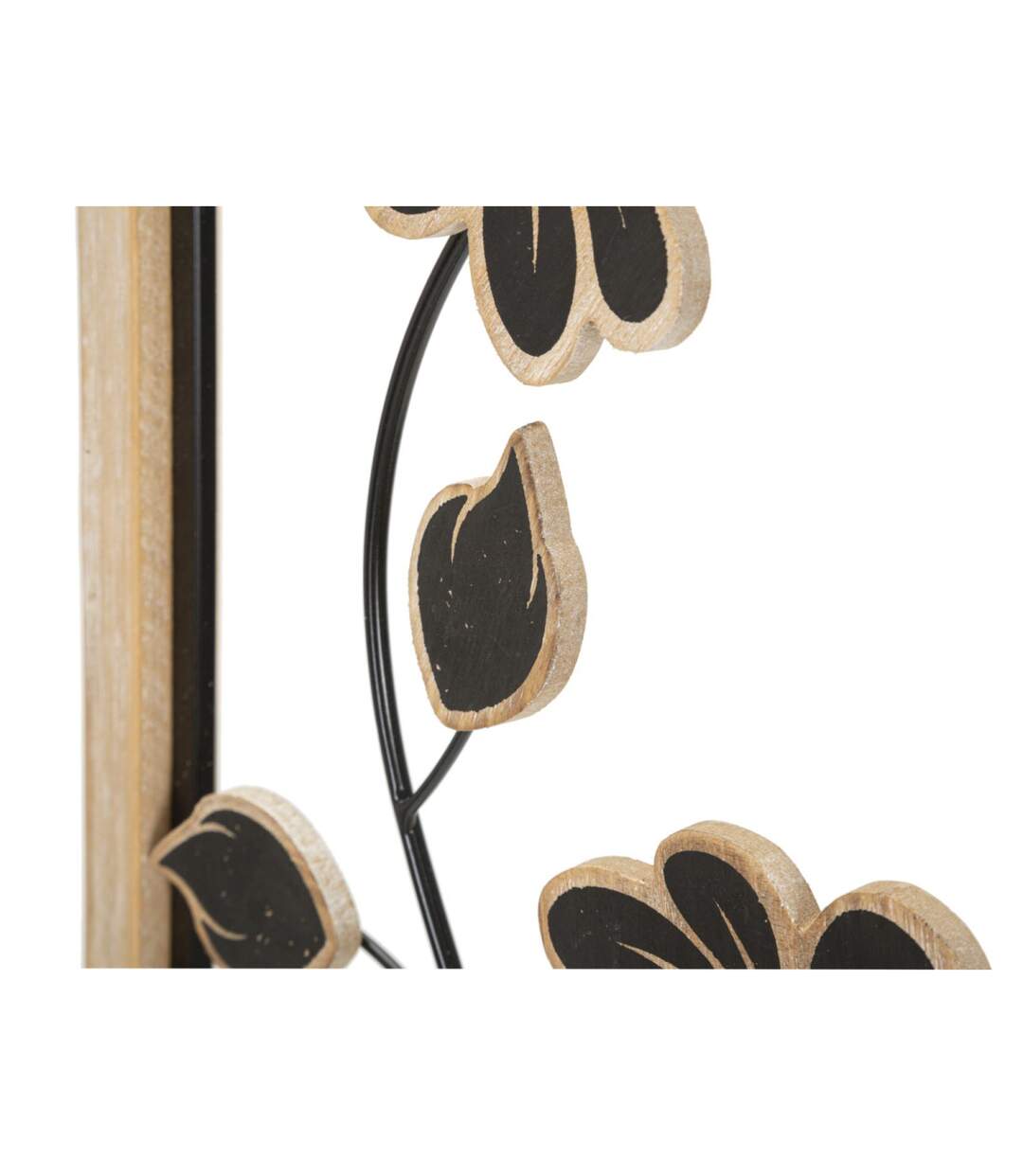Décoration Murale Encadrée Girysh 60cm Naturel & Noir-4