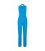 Womens/ladies Kisuse Polyester Blend Jumpsuit Blue Hugo-2