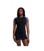 Womens/ladies Elite Training T-shirt Black Magnet Marl Canterbury-4