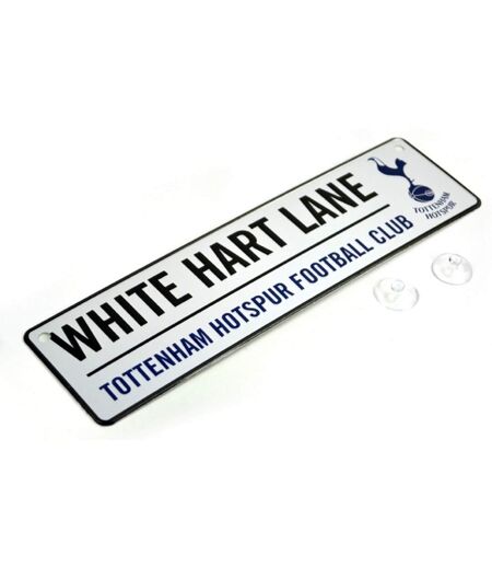 Tottenham Hotspur FC - Plaque de rue (Blanc / Bleu marine / Noir) (Taille unique) - UTBS657