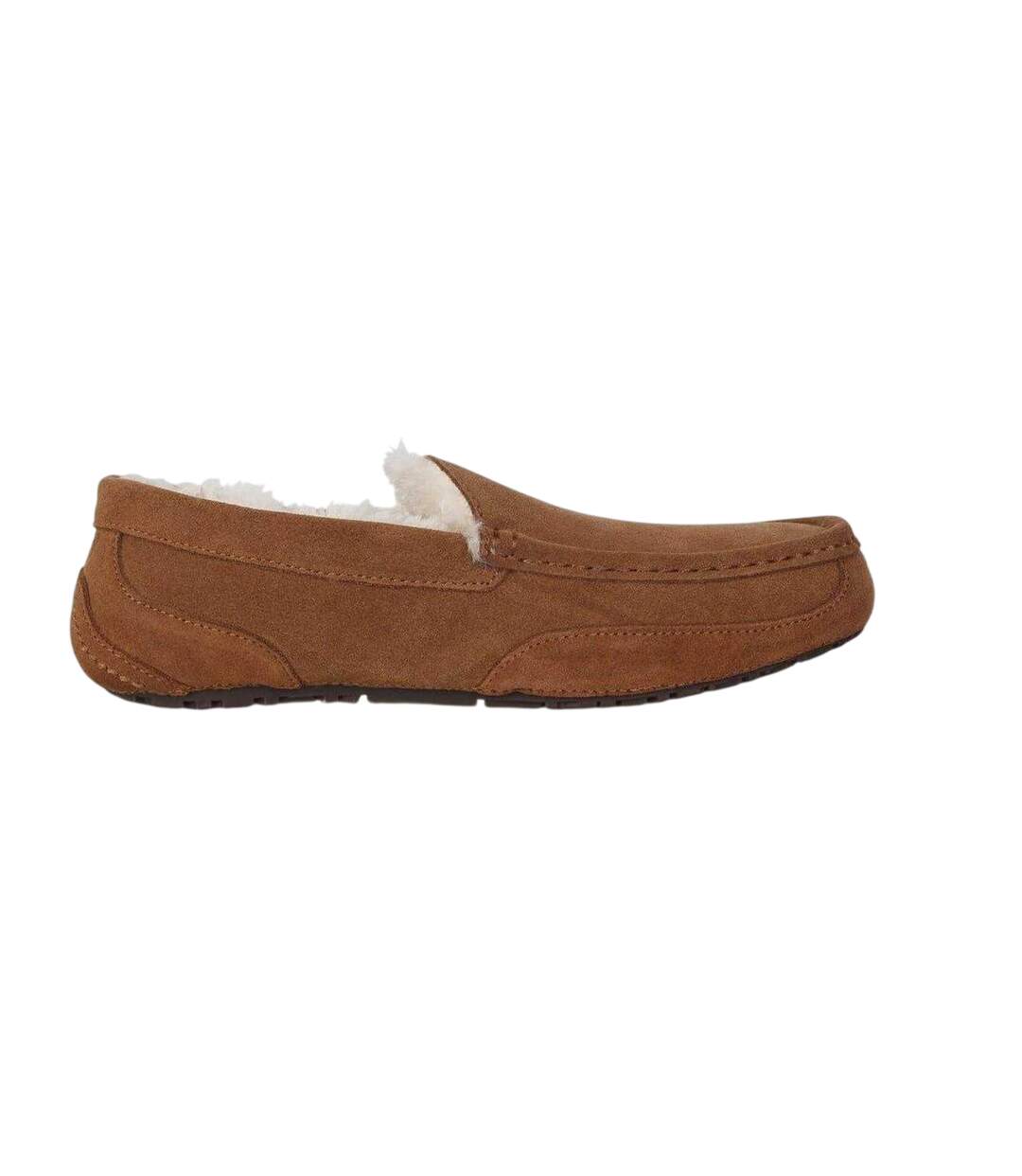 Mens Suede Moccasin Slippers Tan Jack Wills-4