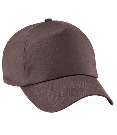 Casquette baseball adulte unisexe chocolat Beechfield