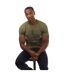Mens London Aldis T-shirt Army Green Aquascutum-1