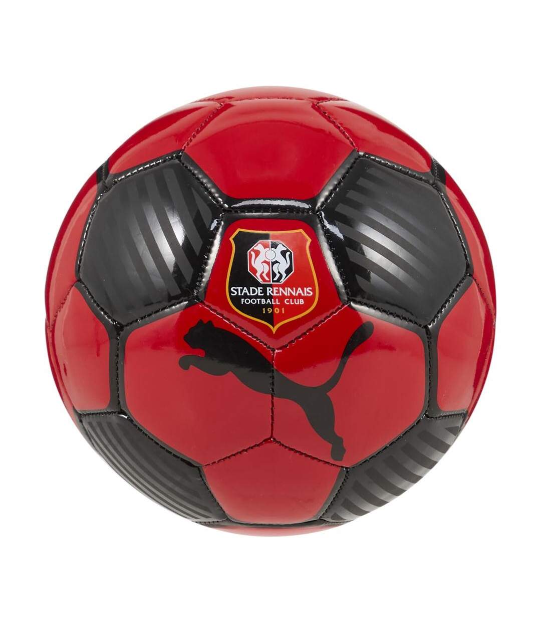 Stade Rennais Mini Ballon Rouge/Noir Puma  Essential - Taille unique-1