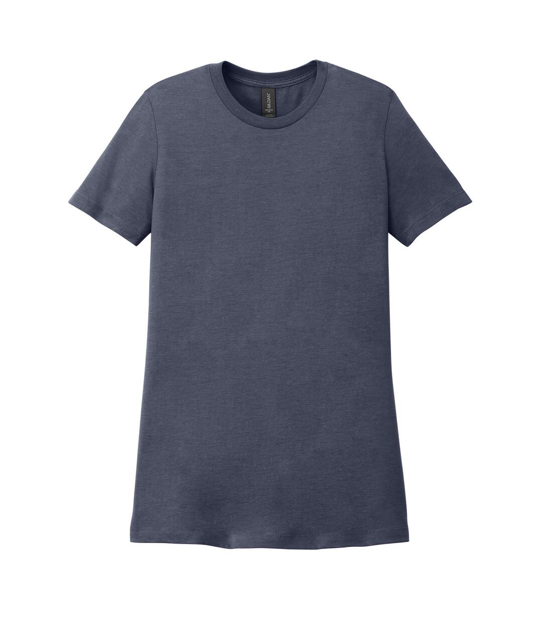 T-shirt femme bleu marine Gildan