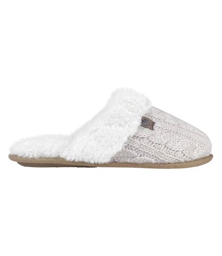 Heat Holders - Chaussons femmes thermiques en fausse fourrure et tricot torsadé