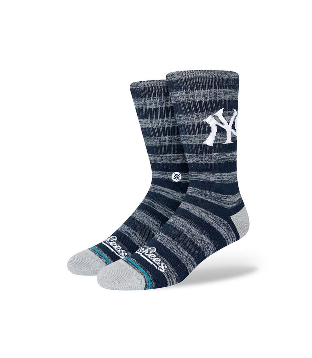 STANCE Chaussettes Homme Microcoton YANKEES TWIST Gris Marine MLB-1