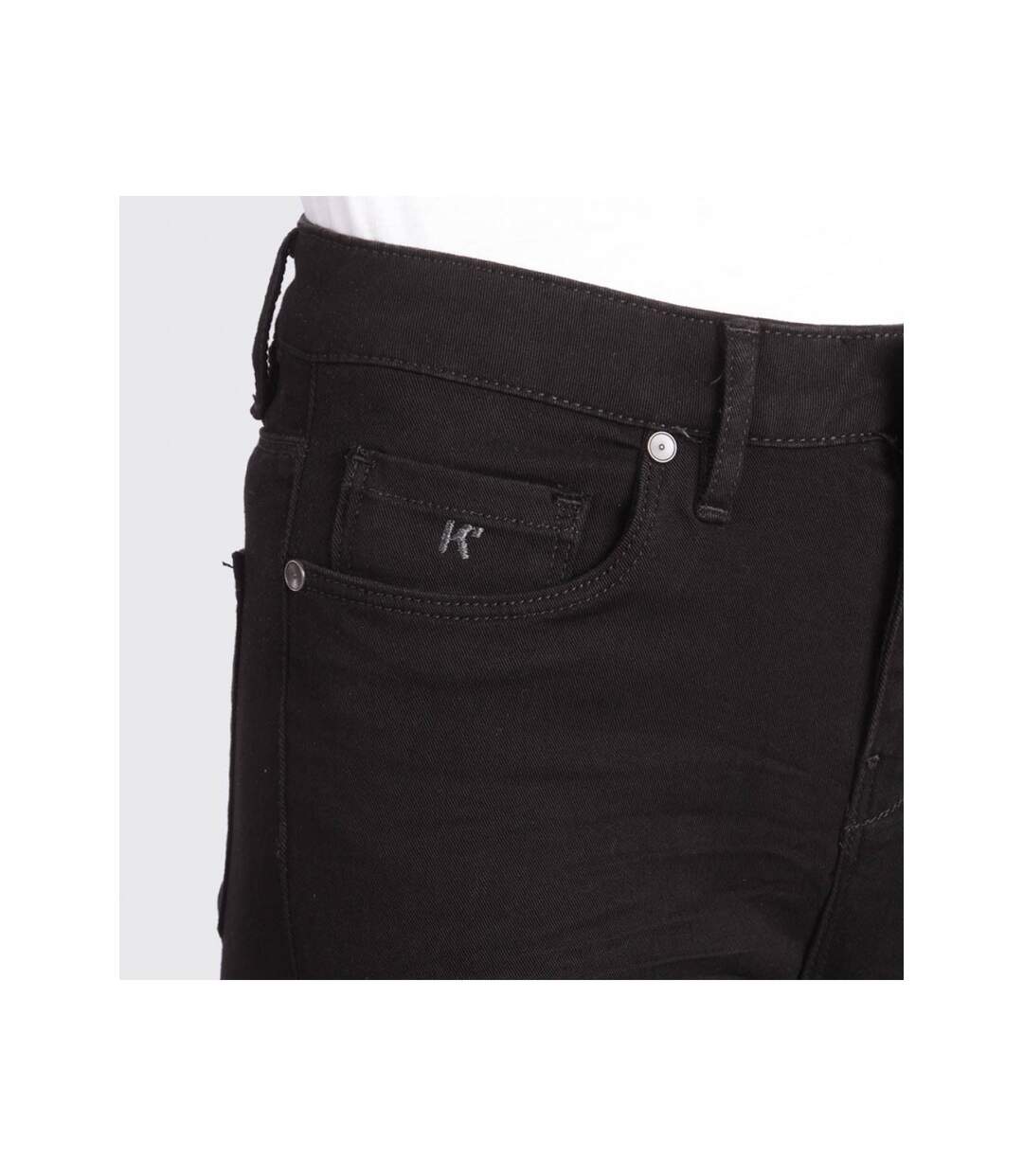 Jean noir taille haute  -  Kaporal - Femme-2
