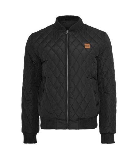 Doudoune Motif/style Losange Homme Noir Urban Classics